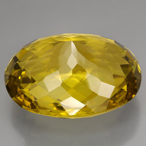 223.80캐럿 천연 레몬 쿼츠, 타원형 컷, 45×35.1 mm, VVS-VS