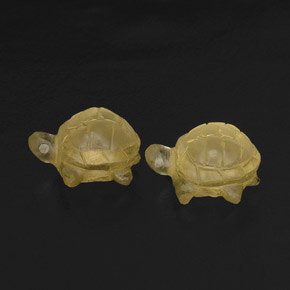 캐럿 천연 레몬 쿼츠 보석, 투명한, 14.3×12.5 mm, 투명/반투명
