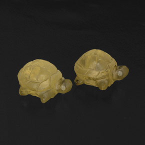 캐럿 천연 레몬 쿼츠 보석, 투명한, 14.3×12.5 mm, 투명/반투명