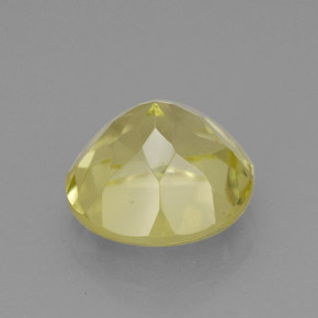 2.67캐럿 천연 레몬 쿼츠, 라운드 컷, 8.98 mm, VVS-VS