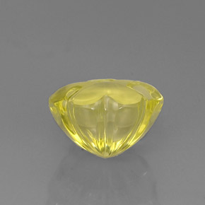 10.56캐럿 천연 레몬 쿼츠, 멋진 모양, 13.7×13.7 mm, 투명한