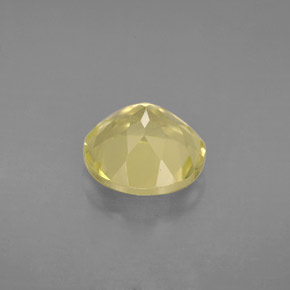2.50캐럿 천연 레몬 쿼츠, 라운드 컷, 8.95 mm, VVS