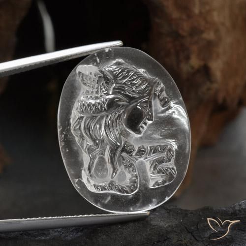 27.24ct 자연스러운 클리어 화이트 석영, 팬시한, 투명한