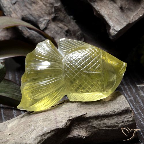 204.90ct 자연스러운 연노랑 석영, 팬시한, 투명한
