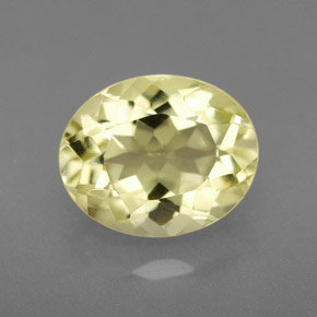 3.05캐럿 천연 레몬 쿼츠, 타원형 컷, 11.1×9 mm, VVS