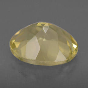 3.35캐럿 천연 레몬 쿼츠, 타원형 컷, 11.1×9.1 mm, VVS-VS