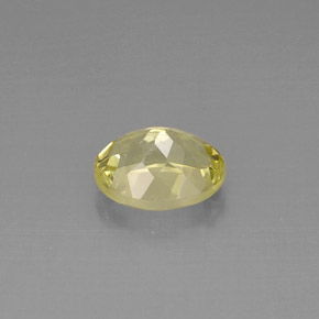 3.86캐럿 천연 레몬 쿼츠, 타원형 컷, 11.3×9.1 mm, VVS