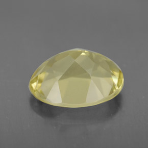 3.10캐럿 천연 레몬 쿼츠, 타원형 컷, 10.9×8.7 mm, VVS