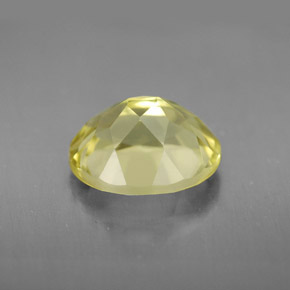 3.55캐럿 천연 레몬 쿼츠, 타원형 컷, 11.1×9.1 mm, VVS