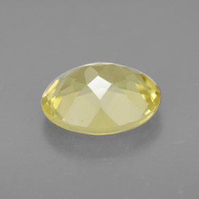3.17캐럿 천연 레몬 쿼츠, 타원형 컷, 11.1×9.1 mm, VVS-VS