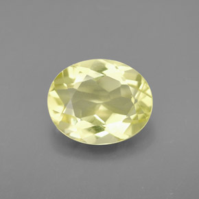 3.16캐럿 천연 레몬 쿼츠, 타원형 컷, 11.1×9.1 mm, VVS-VS