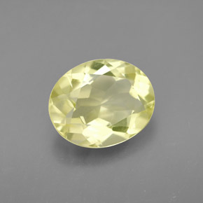 3.16캐럿 천연 레몬 쿼츠, 타원형 컷, 11.1×9.1 mm, VVS-VS
