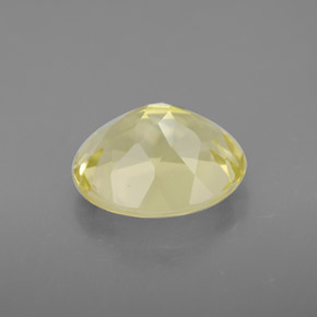 3.45캐럿 천연 레몬 쿼츠, 타원형 컷, 11×9.1 mm, VVS-VS