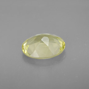 2.91캐럿 천연 레몬 쿼츠, 타원형 컷, 11×9.1 mm, VVS