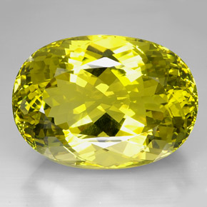 604.50캐럿 천연 레몬 쿼츠, 타원형 컷, 62.3×44.8 mm, VVS