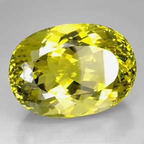 604.50캐럿 천연 레몬 쿼츠, 타원형 컷, 62.3×44.8 mm, VVS