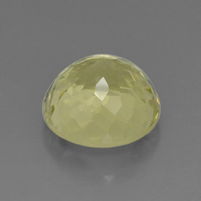 8.39캐럿 천연 레몬 쿼츠, 라운드 컷, 12.89 mm, VVS