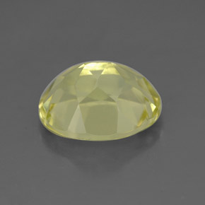 3.45캐럿 천연 레몬 쿼츠, 타원형 컷, 11×8.9 mm, VVS
