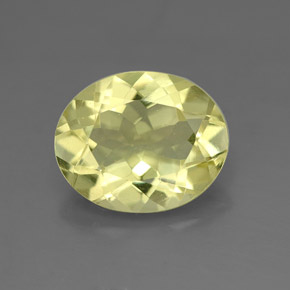 3.07캐럿 천연 레몬 쿼츠, 타원형 컷, 11.1×9.1 mm, VVS