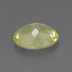 3.07캐럿 천연 레몬 쿼츠, 타원형 컷, 11.1×9.1 mm, VVS
