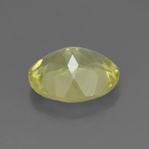 3.19캐럿 천연 레몬 쿼츠, 타원형 컷, 11×9.2 mm, VVS