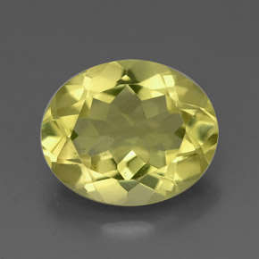 3.11캐럿 천연 레몬 쿼츠, 타원형 컷, 11.1×9.1 mm, VVS