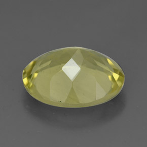 3.11캐럿 천연 레몬 쿼츠, 타원형 컷, 11.1×9.1 mm, VVS