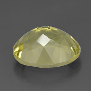3.29캐럿 천연 레몬 쿼츠, 타원형 컷, 10.8×8.9 mm, VVS