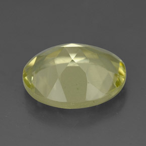 3.24캐럿 천연 레몬 쿼츠, 타원형 컷, 11.1×9.2 mm, VVS
