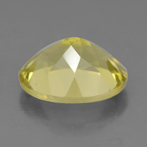 3.30캐럿 천연 레몬 쿼츠, 타원형 컷, 11×9.1 mm, VVS