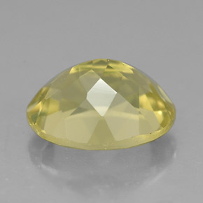 3.56캐럿 천연 레몬 쿼츠, 타원형 컷, 11.1×9 mm, VVS