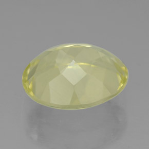 3.32캐럿 천연 레몬 쿼츠, 타원형 컷, 11×9.1 mm, VVS