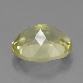 3.73캐럿 천연 레몬 쿼츠, 타원형 컷, 11.2×9.1 mm, VVS