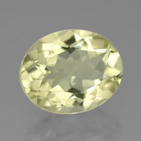3.66캐럿 천연 레몬 쿼츠, 타원형 컷, 11.2×9.1 mm, VVS