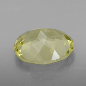 3.17캐럿 천연 레몬 쿼츠, 타원형 컷, 11×9.2 mm, VVS