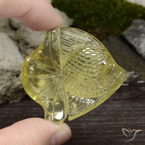 72.27ct 자연스러운 옅은 노랑 석영, 팬시한, 투명한