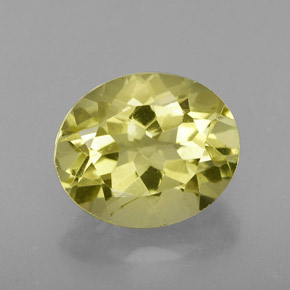 3.60캐럿 천연 레몬 쿼츠, 타원형 컷, 11.1×9.2 mm, VVS-VS