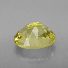 3.60캐럿 천연 레몬 쿼츠, 타원형 컷, 11.1×9.2 mm, VVS-VS