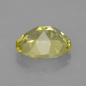 3.28캐럿 천연 레몬 쿼츠, 타원형 컷, 11.1×9.1 mm, VVS