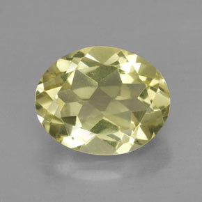 3.48캐럿 천연 레몬 쿼츠, 타원형 컷, 11.3×9.1 mm, VVS-VS