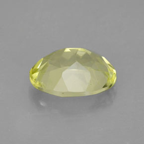 2.92캐럿 천연 레몬 쿼츠, 타원형 컷, 10.9×8.8 mm, VS