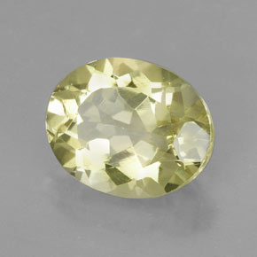 3.67캐럿 천연 레몬 쿼츠, 타원형 컷, 11.2×9.1 mm, VVS