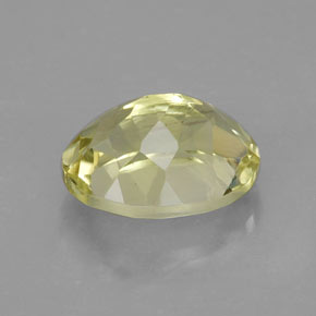3.67캐럿 천연 레몬 쿼츠, 타원형 컷, 11.2×9.1 mm, VVS