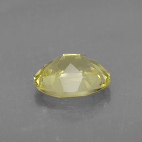 3.15캐럿 천연 레몬 쿼츠, 타원형 컷, 11×9.2 mm, VVS-VS