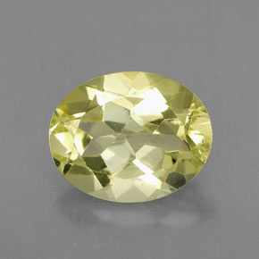 3.04캐럿 천연 레몬 쿼츠, 타원형 컷, 10.9×8.8 mm, VVS-VS