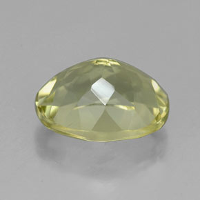 3.78캐럿 천연 레몬 쿼츠, 타원형 컷, 11.2×9.1 mm, VVS