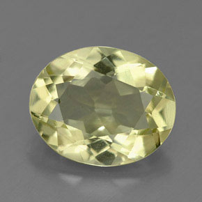3.07캐럿 천연 레몬 쿼츠, 타원형 컷, 11.1×9.1 mm, VVS