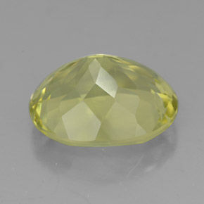 4.65캐럿 천연 레몬 쿼츠, 타원형 컷, 12.2×10.1 mm, VVS