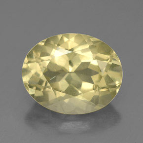 3.31캐럿 천연 레몬 쿼츠, 타원형 컷, 10.9×8.7 mm, VVS-VS