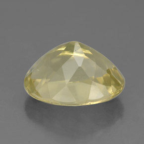 3.31캐럿 천연 레몬 쿼츠, 타원형 컷, 10.9×8.7 mm, VVS-VS